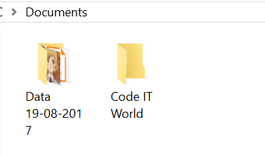 create folder code it world