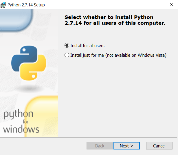 install python langkah 1