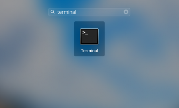 terminal mac